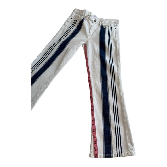 Frame Women's Baja Stripe Crop Mini Boot Jean - Size 28 - Picture 8 of 14